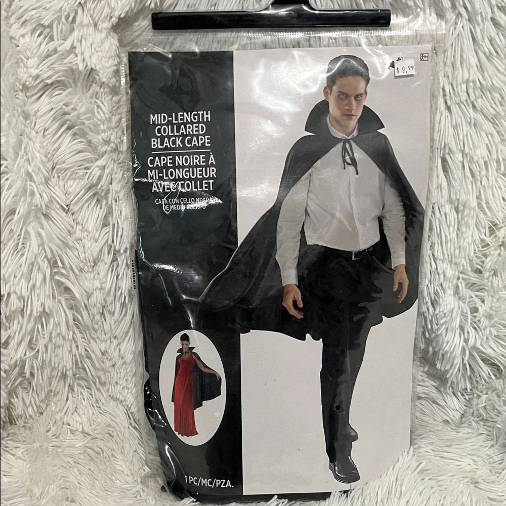 Spirit Black Cape for Men - Picture 1 of 2